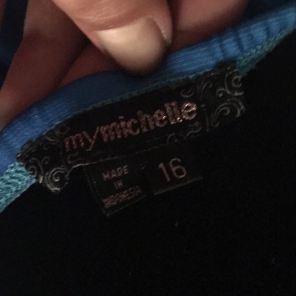 My Michelle blue / sea green mini dress​​ - Picture 6 of 6